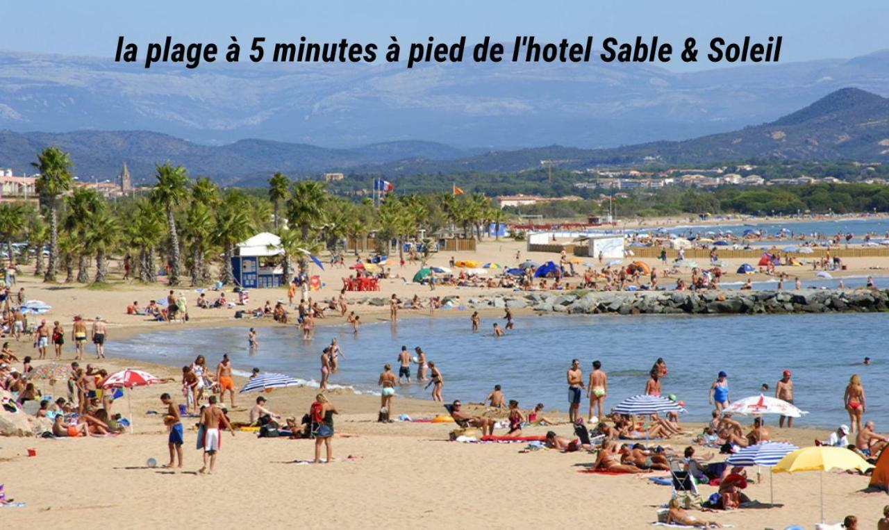 Hotel Sable Et Soleil - Port, Plage Et Jacuzzi Prive Fréjus Exteriér fotografie
